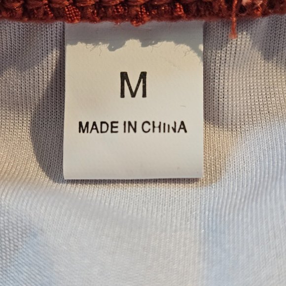 NEW Amazon One Shoulder Ribbed 2-piece Swimsuit - Coffee, Size Medium - Picture 9 of 9